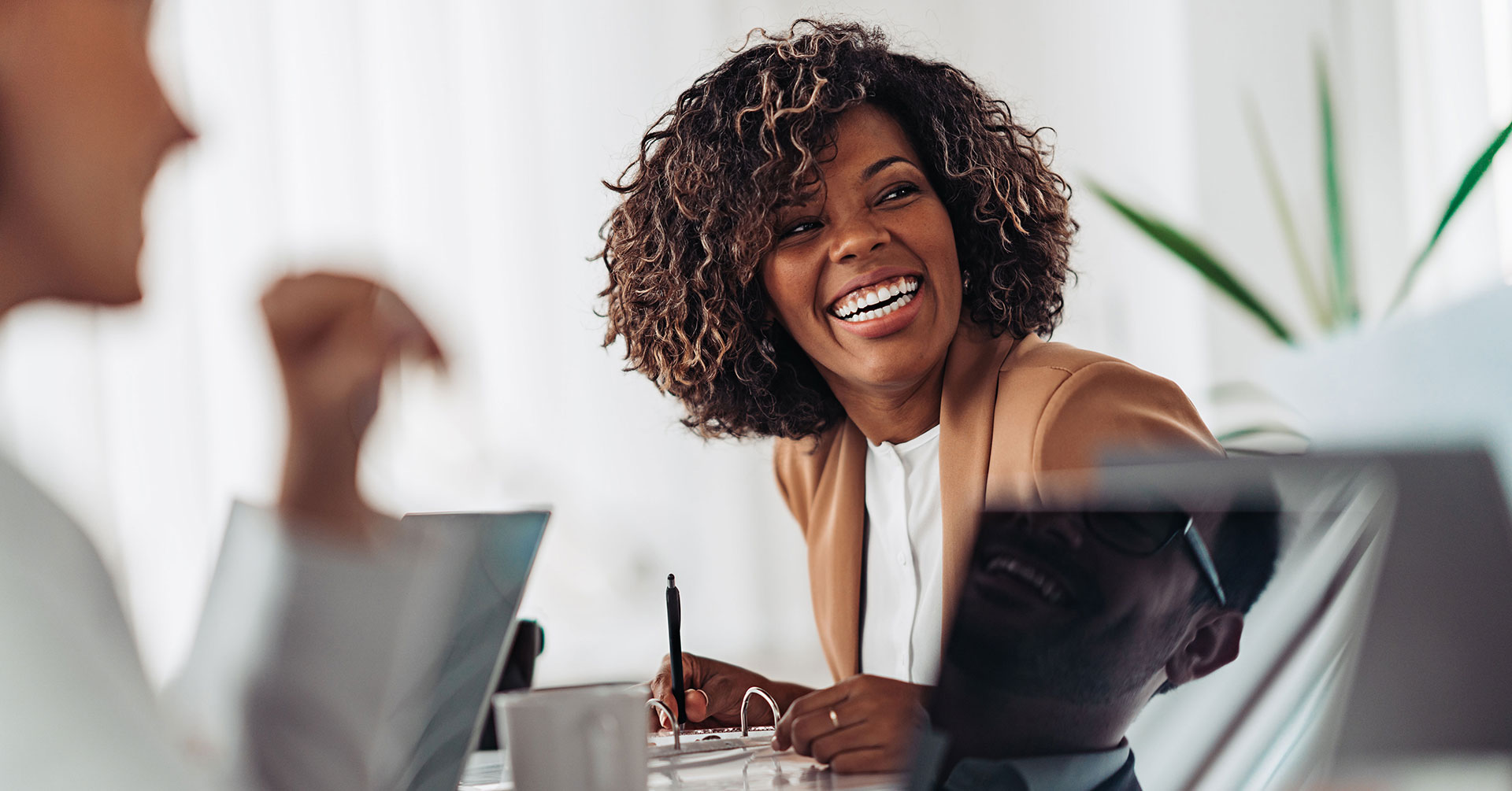 Woman Smiling
